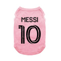 Camiseta Messi #10 para Perros: El Jersey del Campeón (Malla Transpirable)